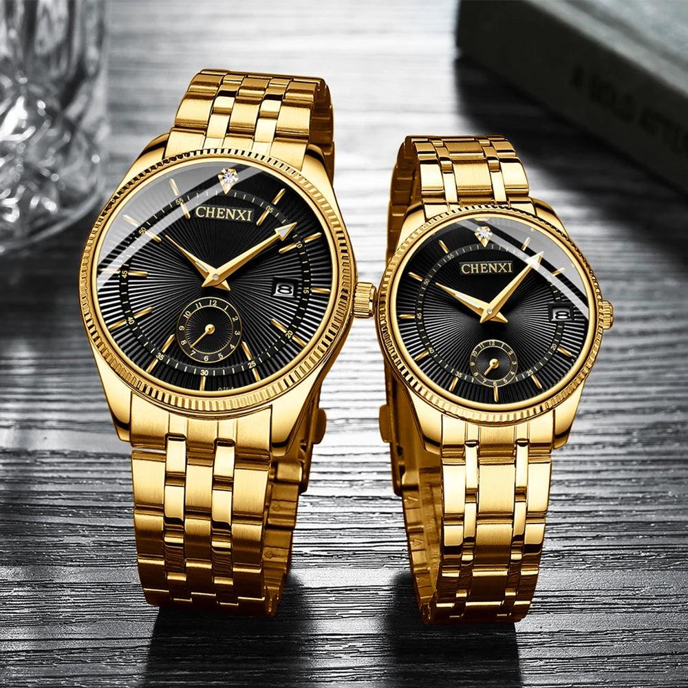 CHENXI 069 Couple Quartz Watch