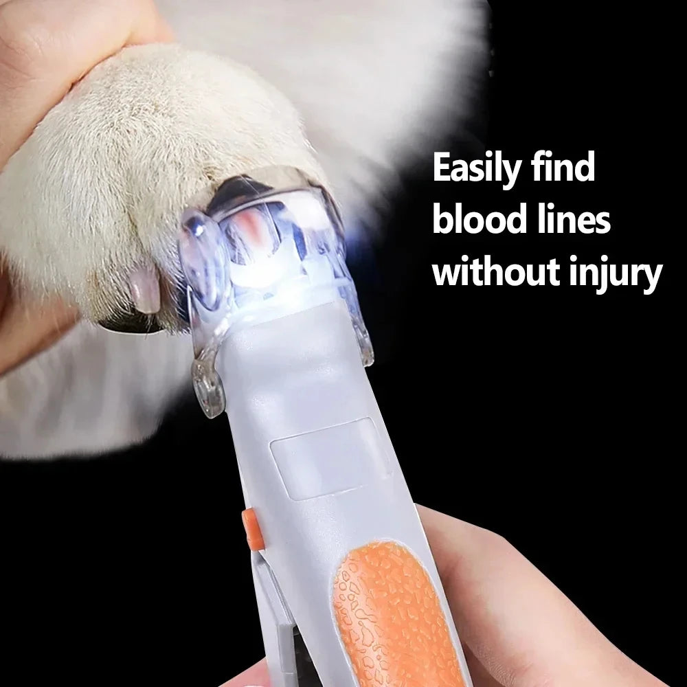 Pet Nail Clipper with LED Light – Cat, Dog & Rabbit