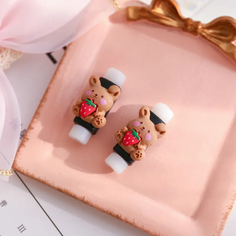 Cute Leather Cord Winder & Organizer
