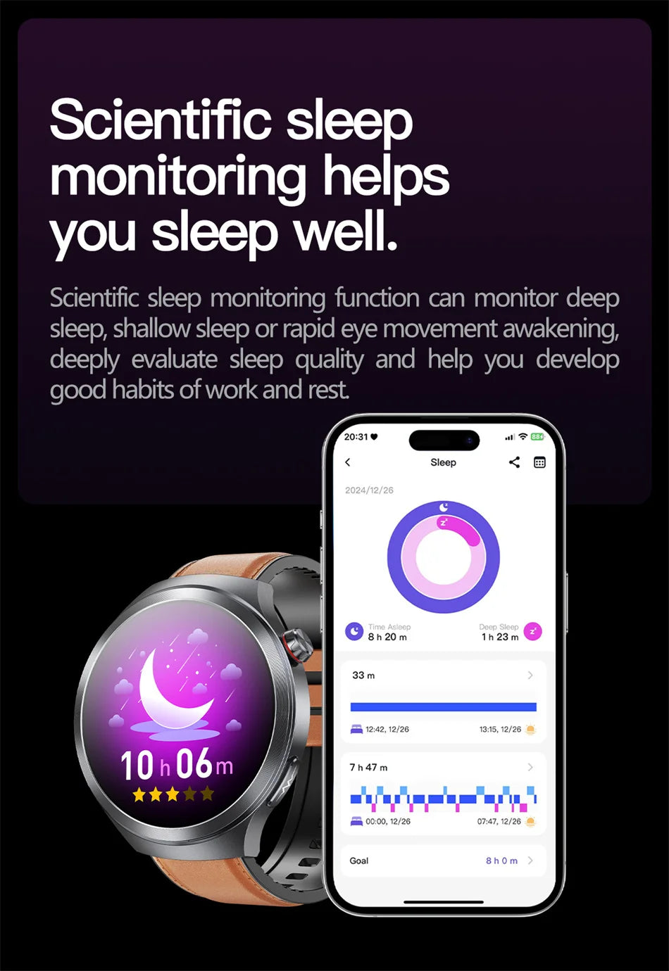 ECG+PPG Blood Lipid Smart Watch