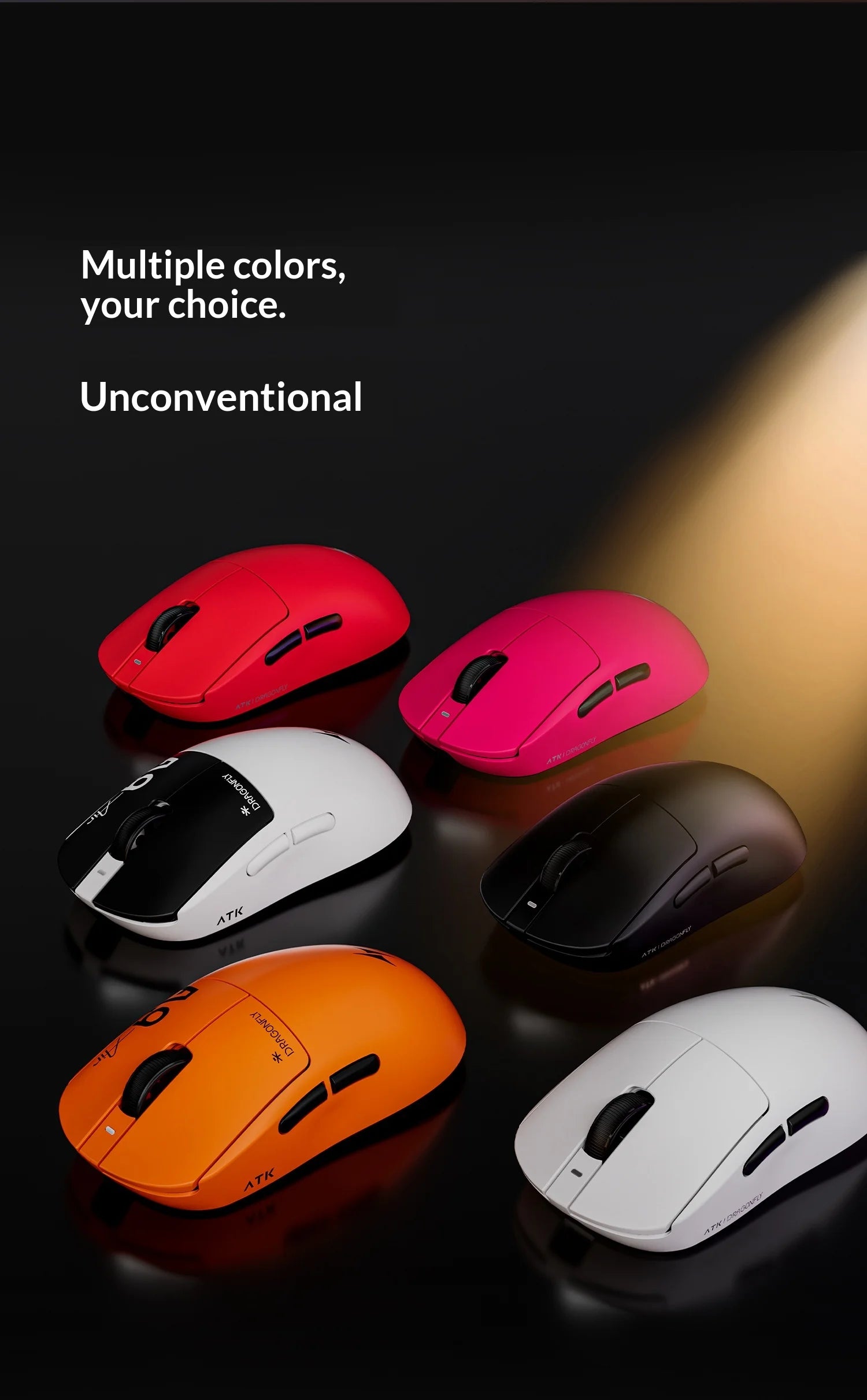 ATK DragonFly A9 Air Wireless Gaming Mouse 42000 DPI 8KHz