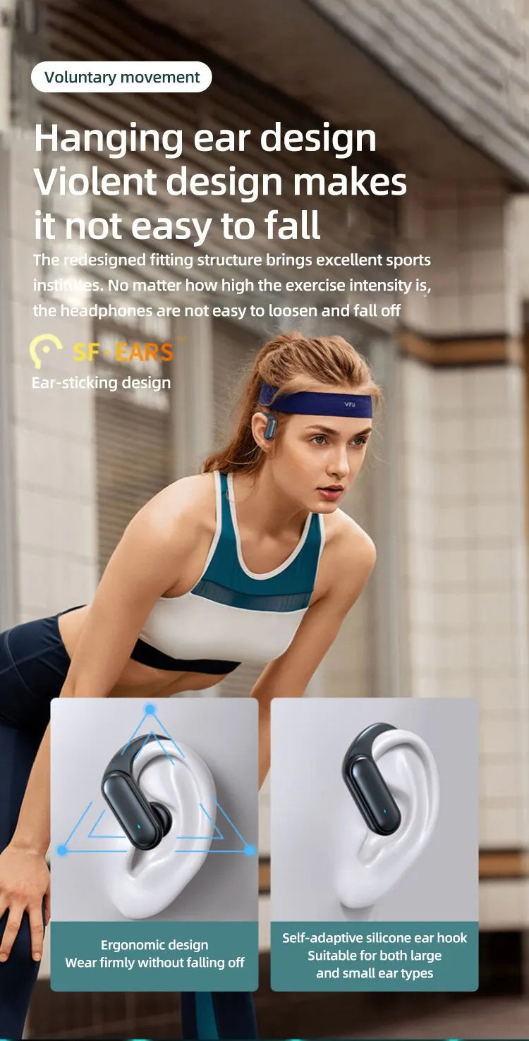 A520 Wireless Bluetooth Headset HD Stereo Touch Control