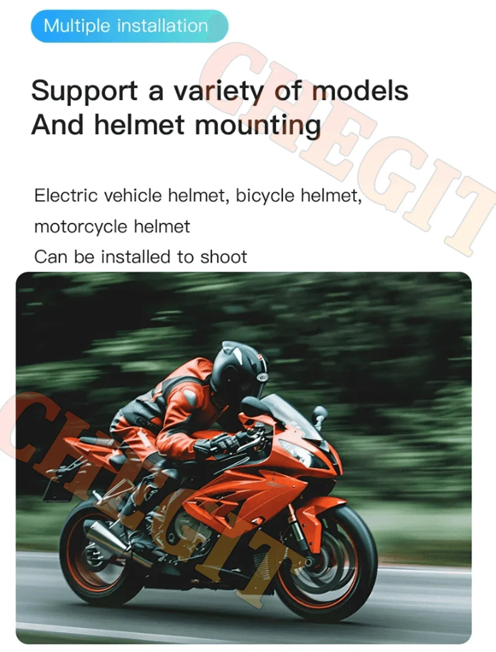 4K Mini WiFi Action Camera – Motorcycle, Bicycle & Body Cam