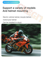 4K Mini WiFi Action Camera – Motorcycle, Bicycle & Body Cam