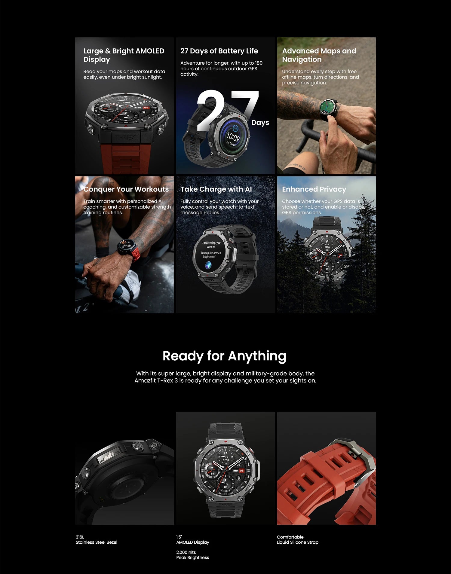 Military Smart Watch 48mm