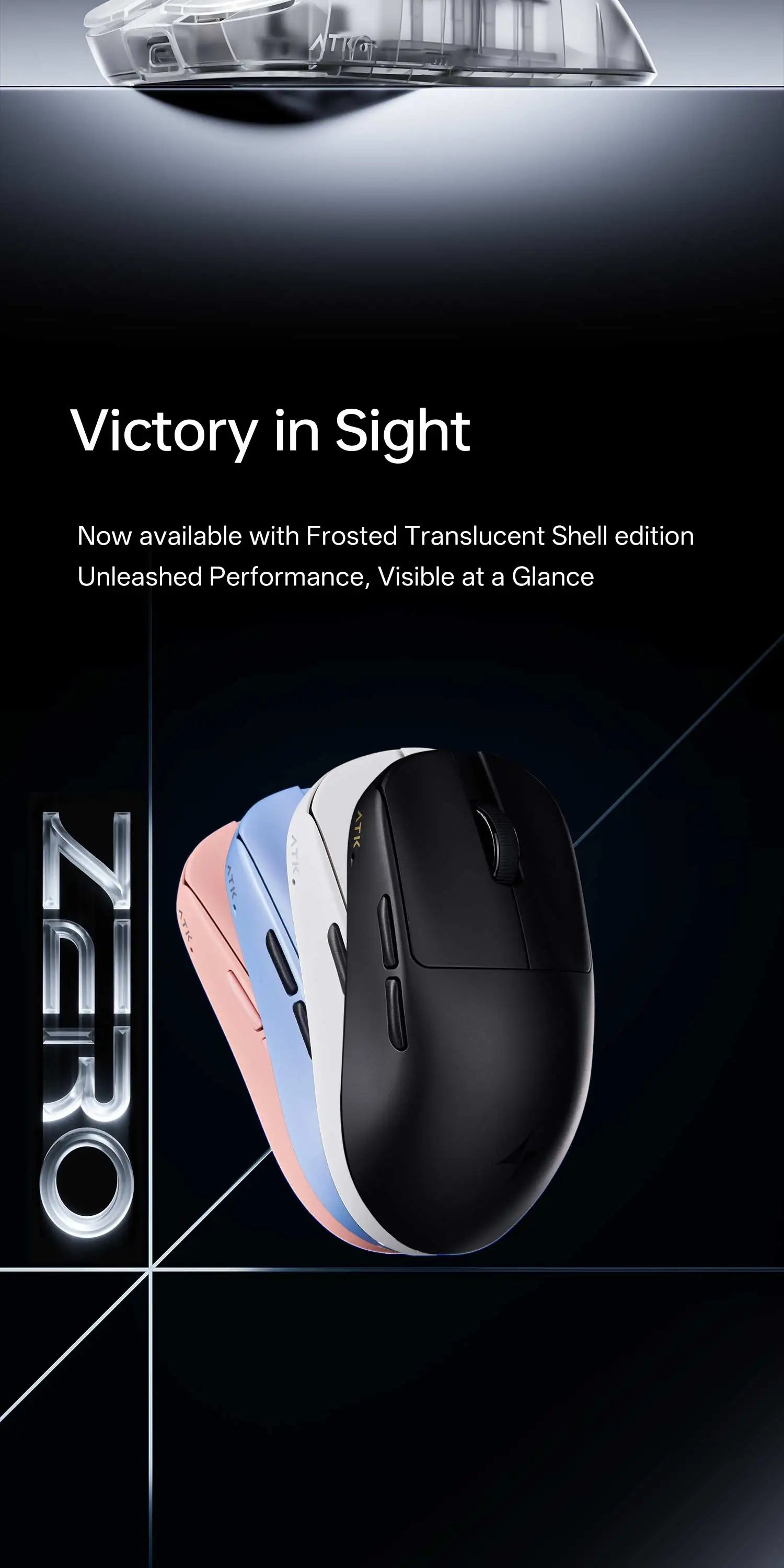 ATK Blazing Sky ZERO Ultralight Gaming Mouse 39g PAW3950 8KHz