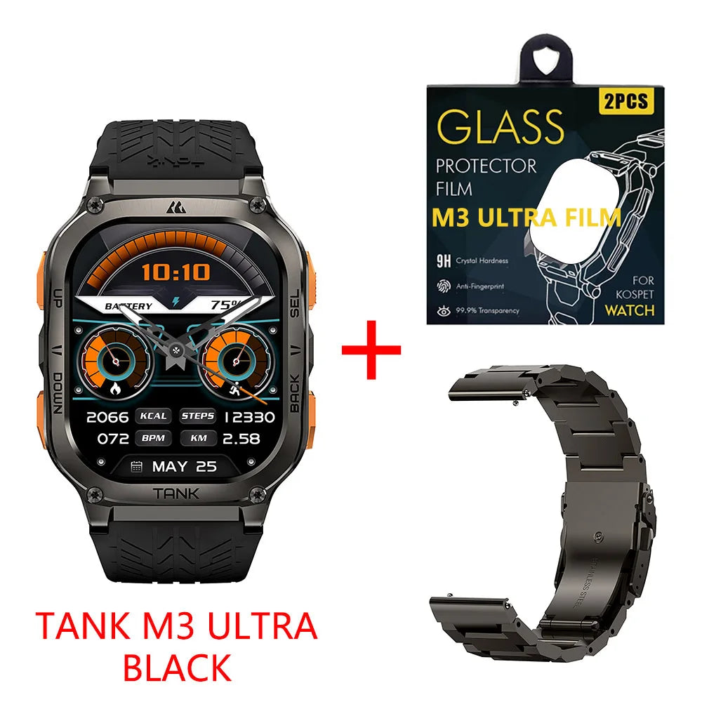 Stainless Steel GPS Smart Watch