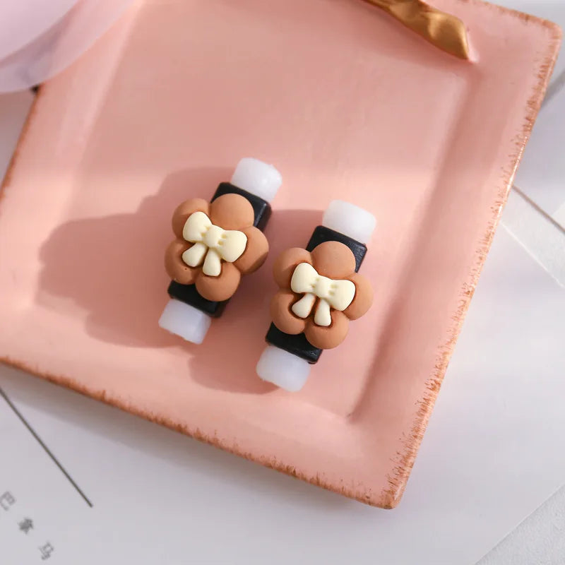 Cute Leather Cord Winder & Organizer