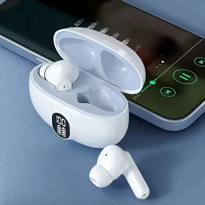 Wireless Earbuds LED Display Sport Headphone with Mic
