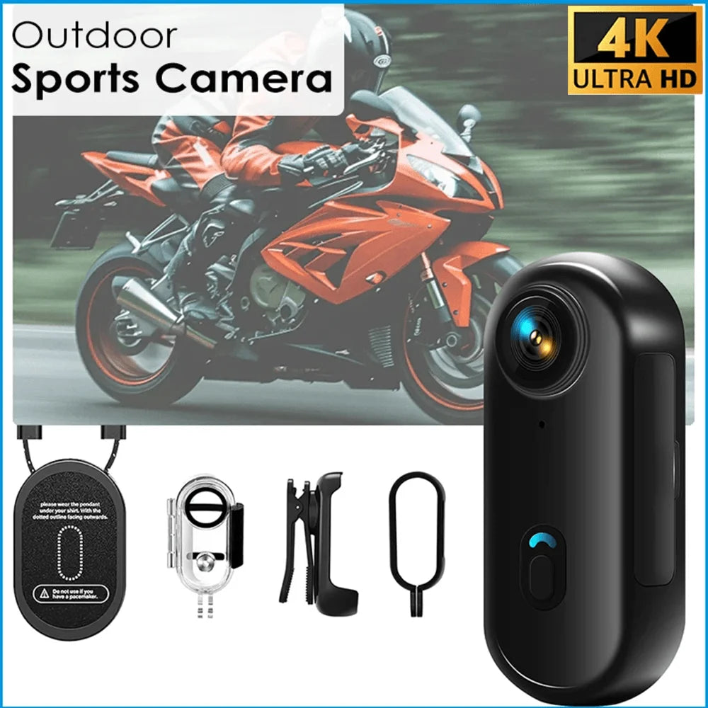4K Mini WiFi Action Camera – Motorcycle, Bicycle & Body Cam