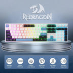 Redragon K668 108-Key Gasket RGB Hot-Swap Gaming Keyboard