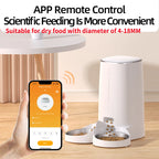 ROJECO WiFi Smart Double Cat Feeder
