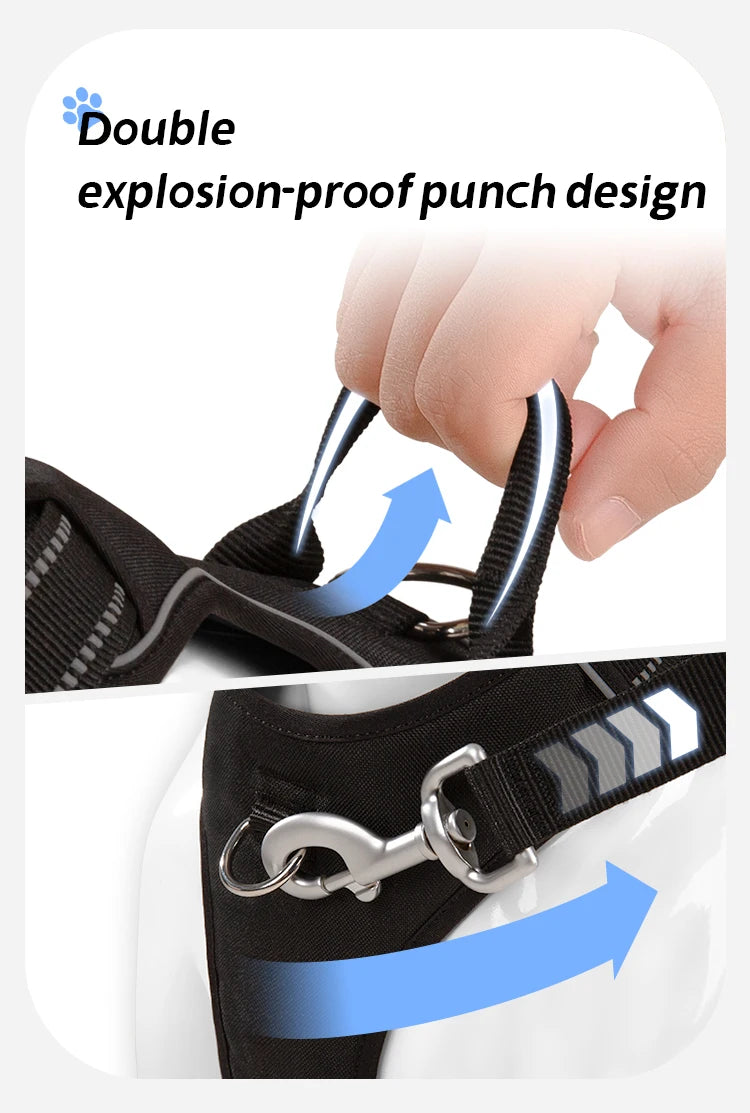 No-Pull Reflective Dog Harness