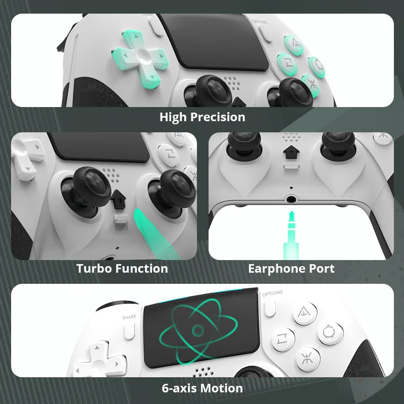 Game Controller For For PS4/PS4 Pro/PS4 Slim, Bluetooth Wireless Gamepad  Console PC Controller Joystick Gaming Accessories