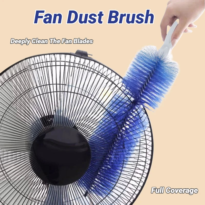 Bendable Fan Duster – Long Handle Ultra-Fine Bristle Cleaning Tool