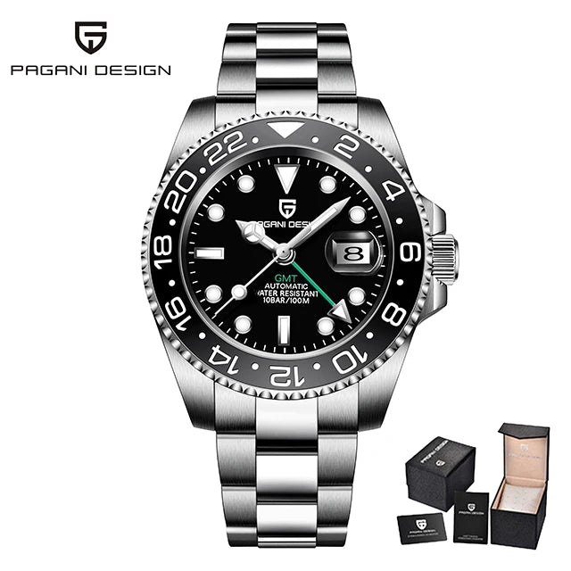 PAGANI DESIGN PD-1662 Men's GMT Automatic Watch