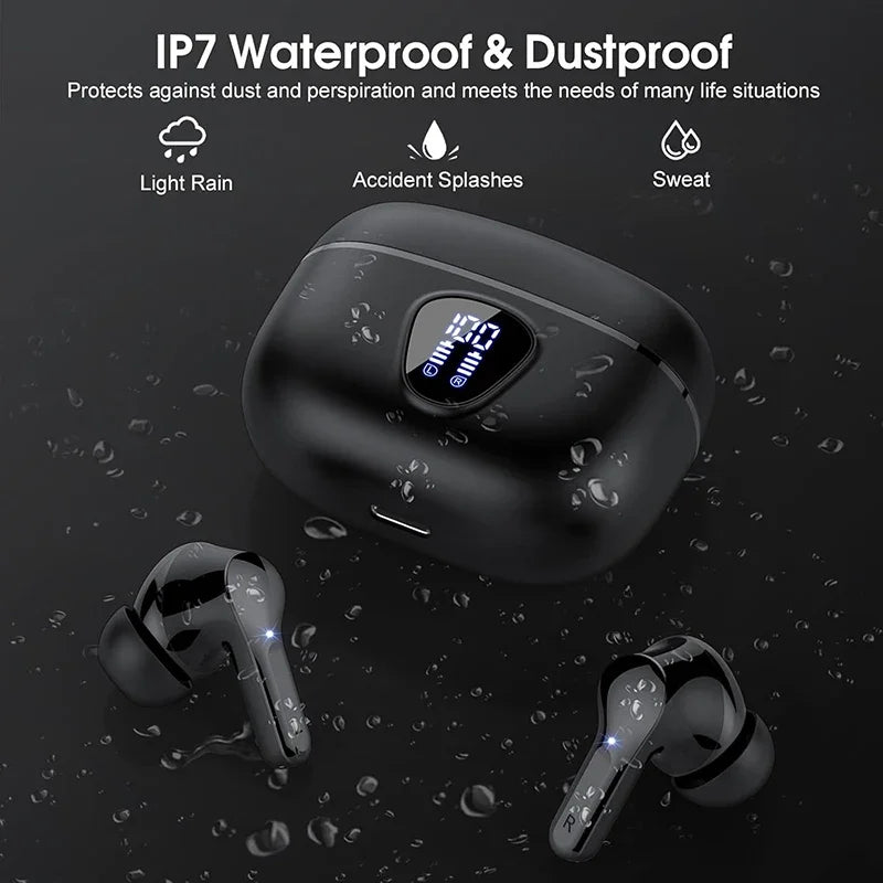 Wireless Earbuds Bluetooth 5.3 ENC Noise Cancelling 48H IP7