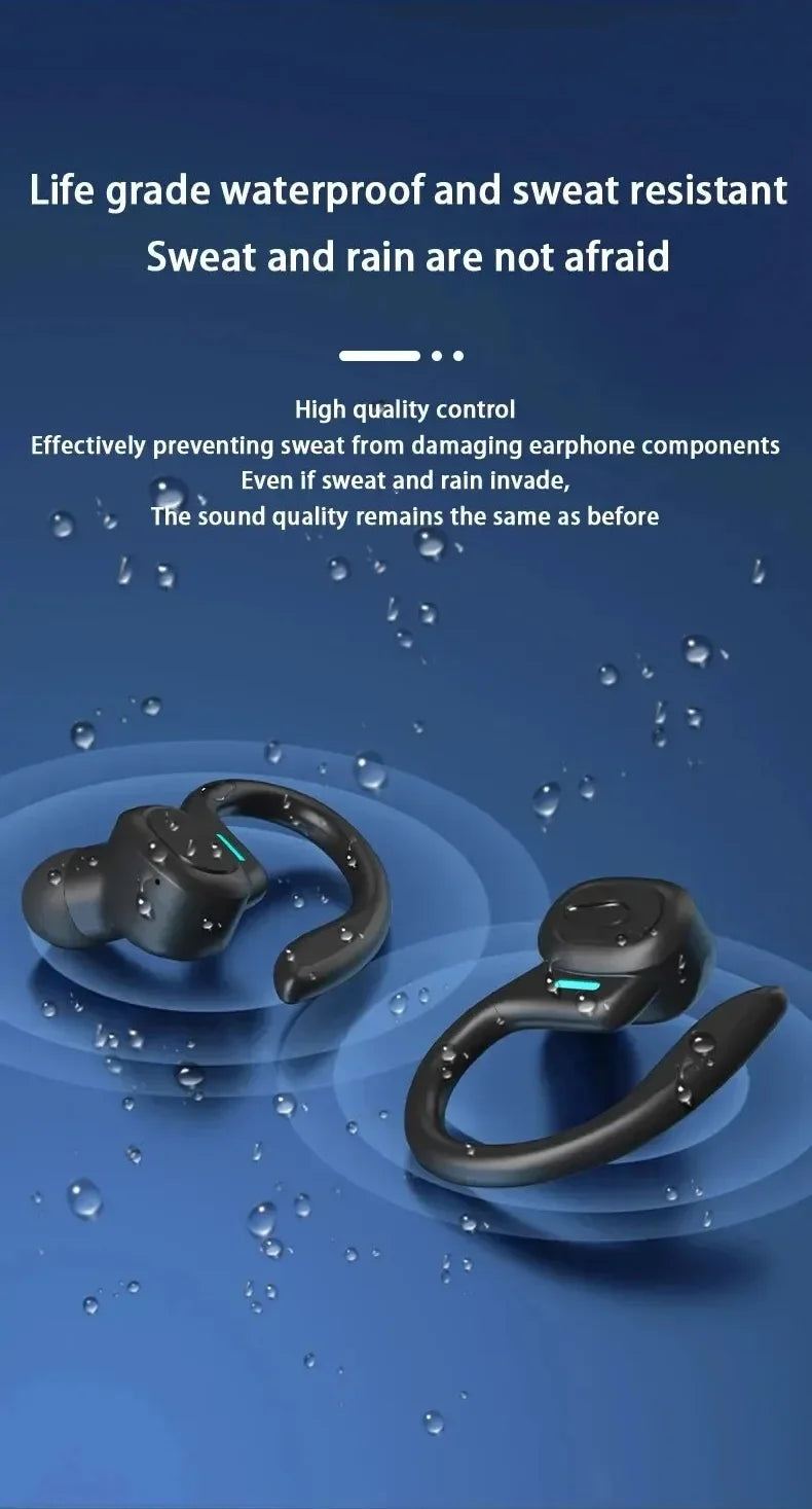 True Wireless Earbuds Ear Hook Sports HiFi Waterproof