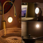 Smart Motion Sensor LED Night Light – USB Rechargeable Bedside Lamp