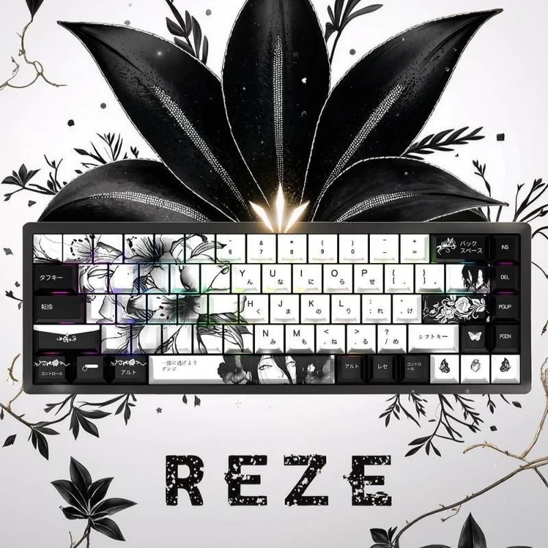 Chainsaw Man Anime PBT Keycaps for Mechanical Keyboard