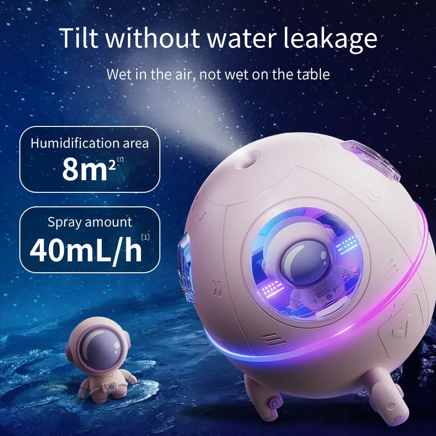 Space Capsule LED Night Light & Humidifier