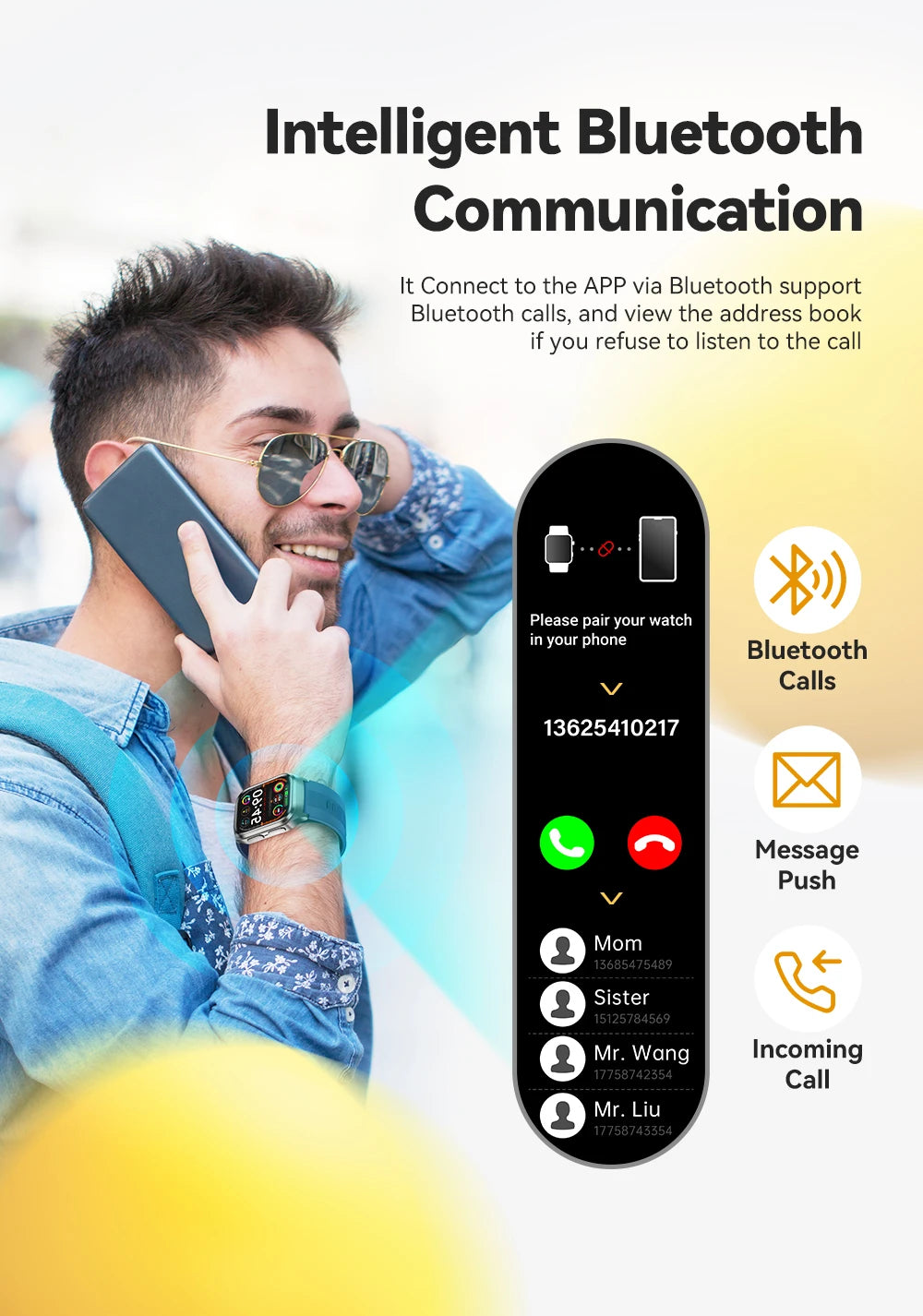 ECG+PPG Airbag Smart Watch