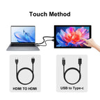 7" USB-C IPS Touch Portable Monitor 1280x800
