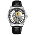 LIGE LG8997 Men's Gold Skeleton Quartz Watch