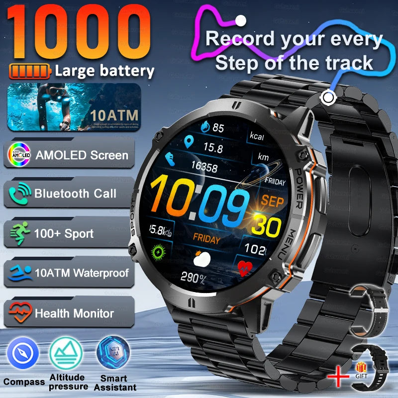 Large Battery Outdoor Smart Watch
