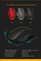 NexusClick 2.4G Wireless Silent Mouse 6 Buttons Ergonomic