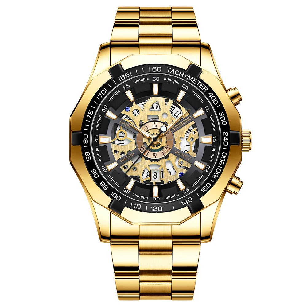 BINBOND S033 Men's Business Quartz Watch