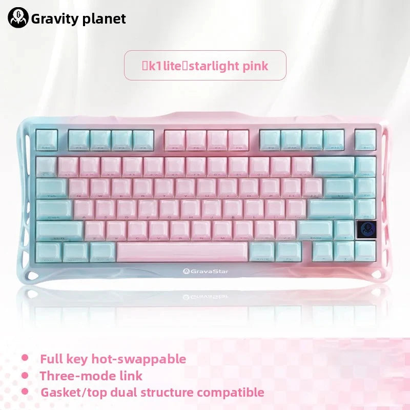 GravaStar K1 Lite Tri-Mode Gasket Mechanical Gaming Keyboard