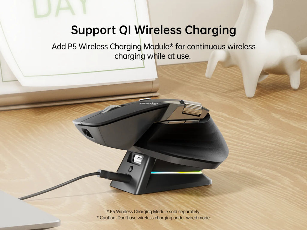 Rapoo MT720PRO Wireless Mouse 12000 DPI NearLink Bluetooth