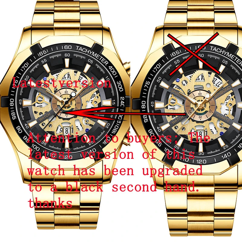 BINBOND S033 Men's Business Quartz Watch