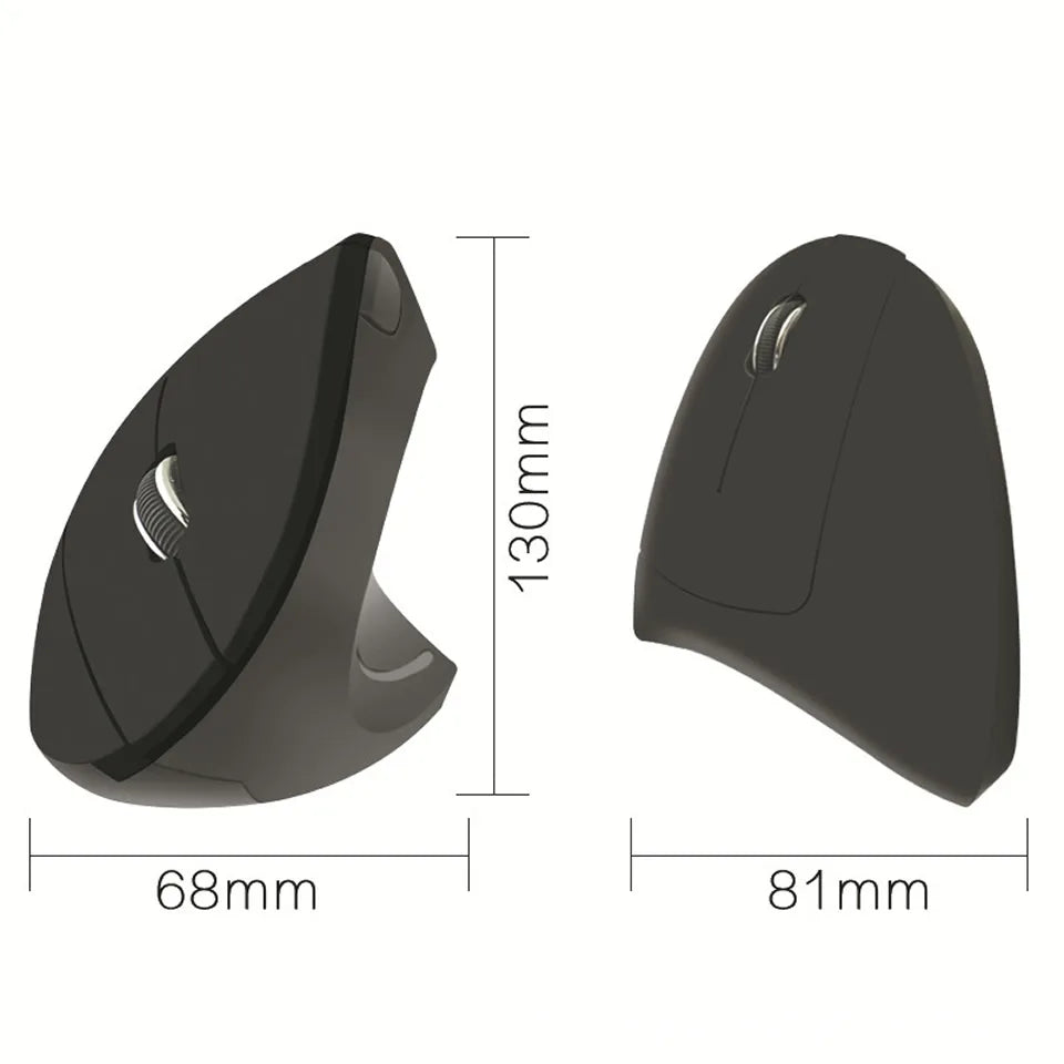 Vertical Wireless USB Mouse Ergonomic Rechargeable Portable PC Gamer For Computer Laptop Notebook Mause Gaming Accessories Mous