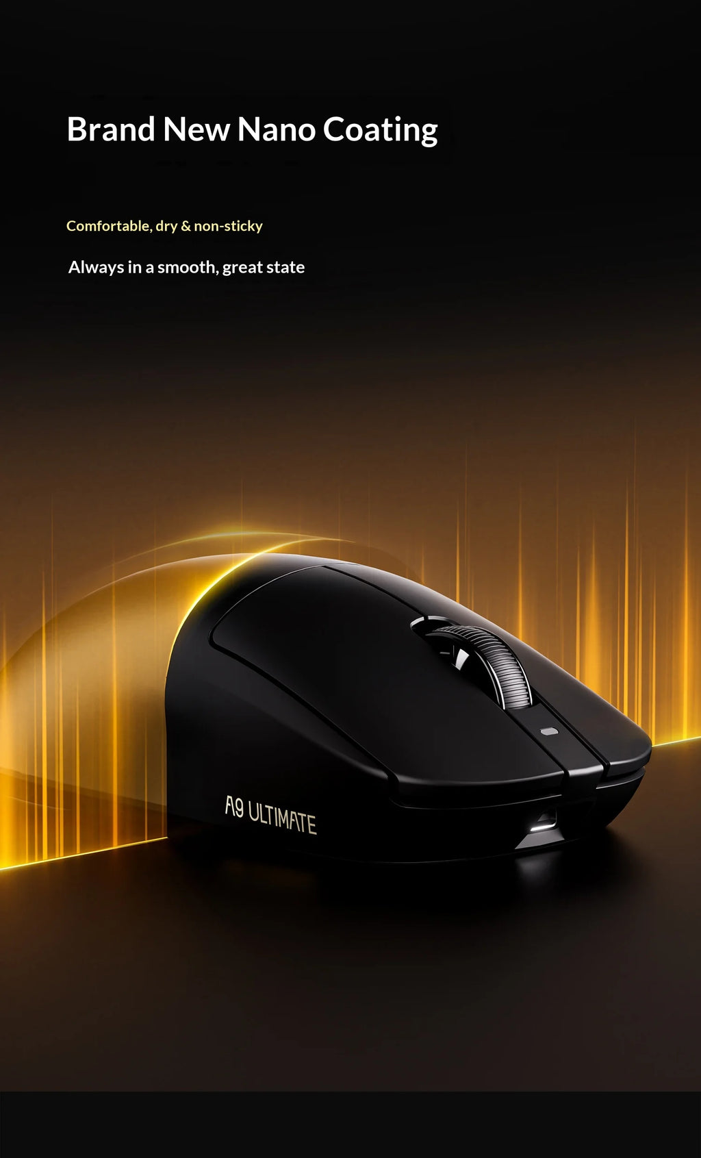 ATK DragonFly A9 Air Wireless Gaming Mouse 42000 DPI 8KHz