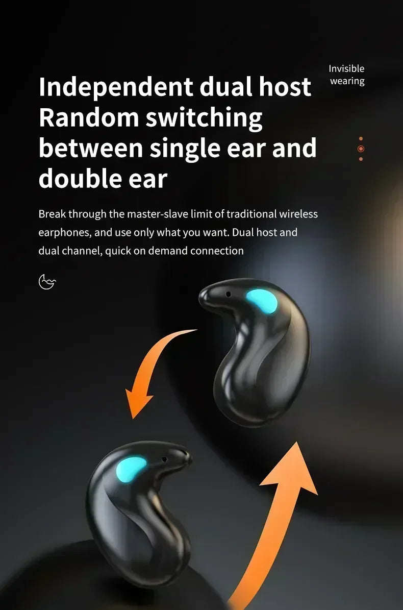 TWS Earphones Noise Reduction Sport Sleep Bluetooth