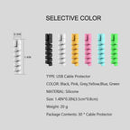 Spiral Silicone Charging Cable Protector