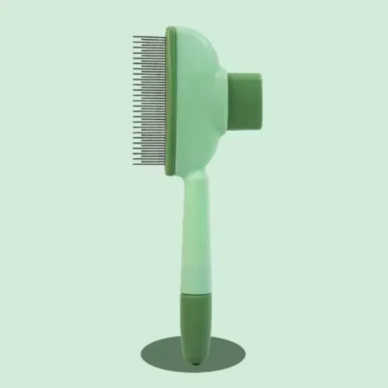 Self-Cleaning Pet Brush – Dog & Cat Grooming Comb