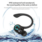 HiFi Bass Ear-Hook Earbuds Noise Cancelling Waterproof