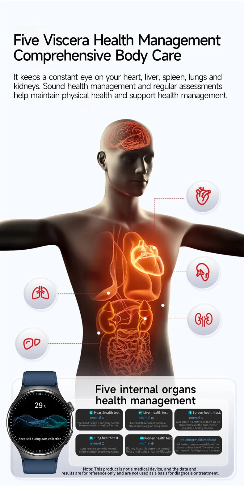 ECG Heart Health Smart Watch