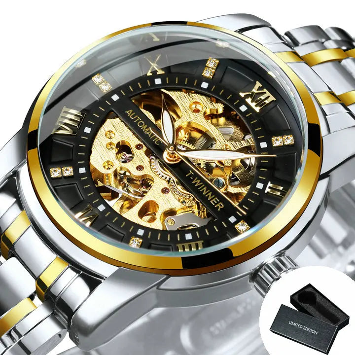 WINNER 528 Men's Skeleton Automatic Watch