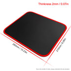Small Gaming Mouse Pad Stitched Edge Non-Slip Washable