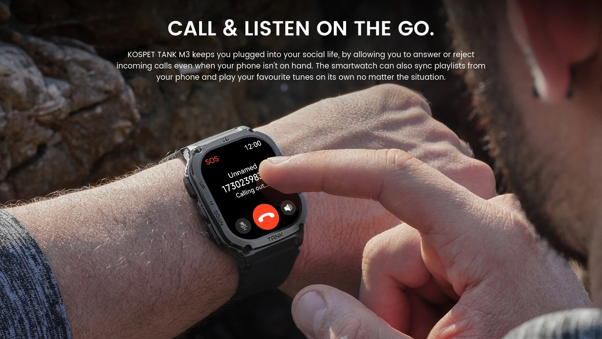 GPS Fitness Smart Watch – 480mAh