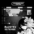 Chainsaw Man Anime PBT Keycaps for Mechanical Keyboard