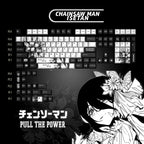 Chainsaw Man Anime PBT Keycaps for Mechanical Keyboard