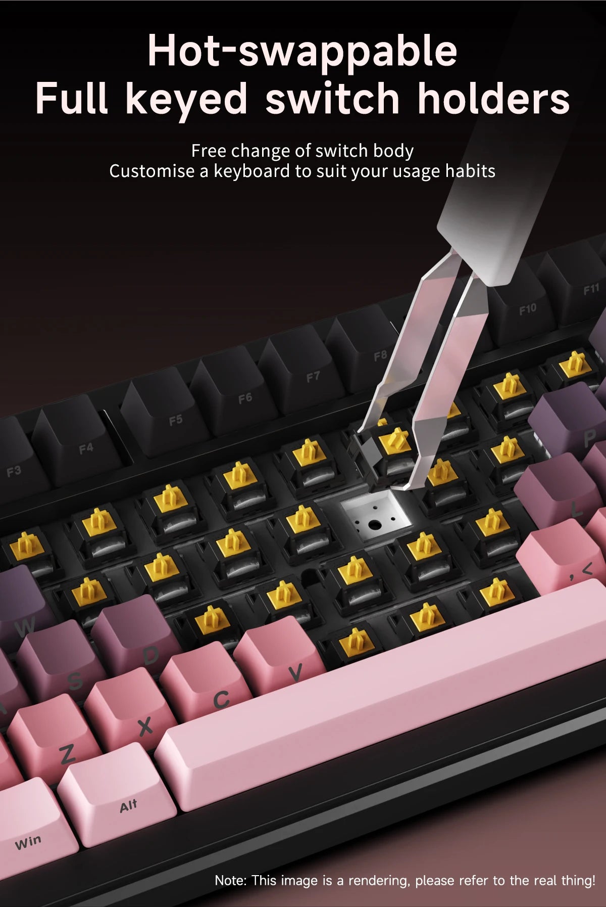 AJAZZ AK820 MAX/MAX Plus Gaming Keyboard Tri Mode 8000mAh Gasket TFT Screen Hot Plug Mechanical Keyboard Customized PC Accessory