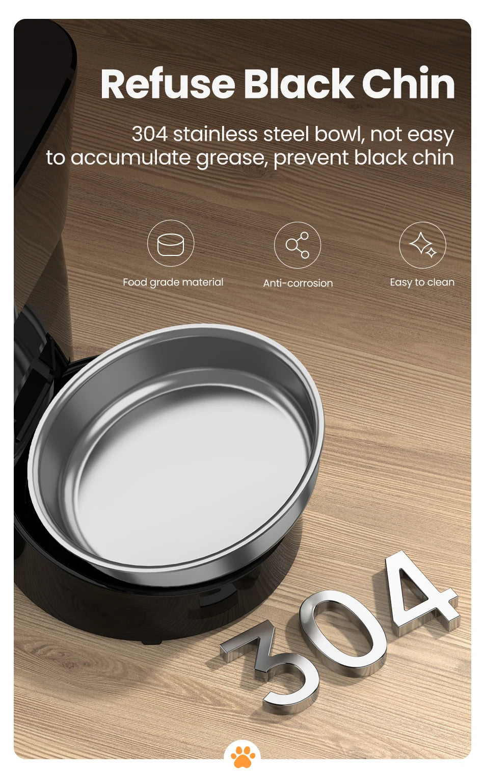 ROJECO Automatic Pet Feeder – Button Version