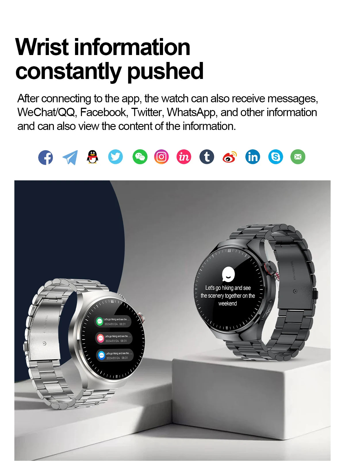 ECG Uric Acid Health Smart Watch