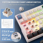 Redragon K668 108-Key Gasket RGB Hot-Swap Gaming Keyboard